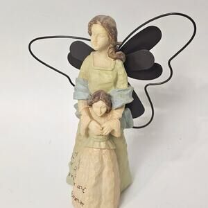 Angel Accents Figurine "A Love between a Mother And Daughter Grows Forever"